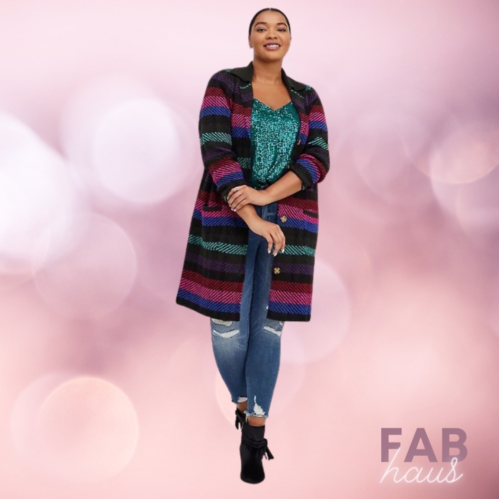 Torrid | Collared Cardigan Sweater - Picture 3 of 5